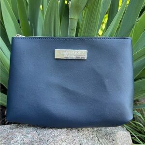 Ferragamo x Air India Navy blue cosmetic case NWOT